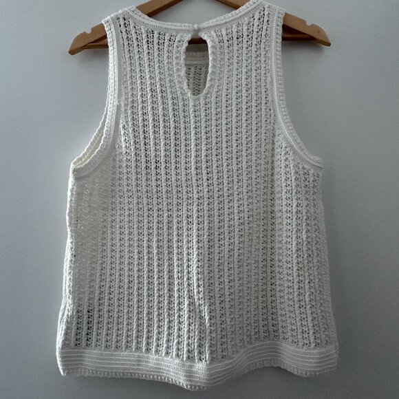 Ever New Bailee Crochet Racer Top NWT - Picture 13 of 15
